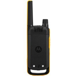 Motorola T82 Extreme Quad - Walkie Talkie PMR 10km, 16 Canales, Resistente IPX4, Pack de 4 con Baterías y Cargador