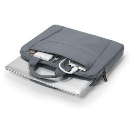 DICOTA Maletín Slim Case Base para portátiles de 11-12.5" (31.8 cm) Gris, Fabricado con Materiales Reciclados