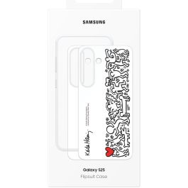 Samsung EF-MS931 Flipsuit Case para Galaxy S25, Funda para móvil 6.2", Protección caídas/rayones, Multicolor y Blanco