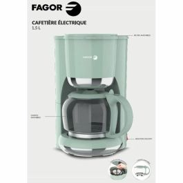 Fagor Cafetera de Filtro FG1560 1.5L 12 Tazas Mantiene Caliente