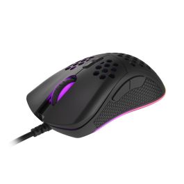 GENESIS Krypton 555 Ratón Gaming Óptico Pixart PAW3333 8000 DPI RGB Ultraligero 70g Ergonómico Mano Derecha USB
