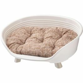 Ferplast FER8010690210070 Cesta TRONO 6 con cojín relax Blanco