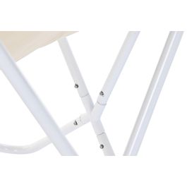 DKD Home Decor Sillón Boho Naranja Blanco 65 x 90 x 74 cm