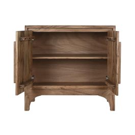 Aparador Home ESPRIT Marrón claro Acacia 85 x 40 x 80 cm