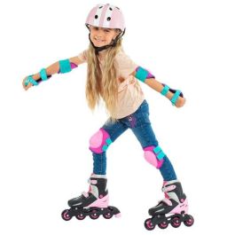 Patines 4 en linea rosa ajustable talla m ( 35/38) Patines 4 en linea rosa ajustable talla m ( 35/38)