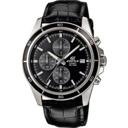 CASIO - Reloj de cuero genuino - EDIFICE - Negro CASIO - Reloj de cuero genuino - EDIFICE - Negro Precio: 106.78999958. SKU: B1F79Q2XME