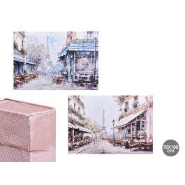 Giftdecor Lienzo de Paisajes de París, Tela y Madera de Abeto Chino, Multicolor, 70 x 100 cm, Acabado Brillo, Hecho a Mano (4 Unidades) Precio: 115.79000015. SKU: B1GSSPER9R