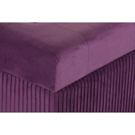 Descalzadora Glam DKD Home Decor Purpura Dorado 43 x 46 x 115 cm Descalzadora Glam DKD Home Decor Purpura Dorado 43 x 46 x 115 cm