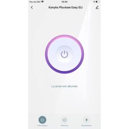 Toma exterior Wi-Fi + Bluetooth, IP 55, contador de consumo compatible con Alexa y Google Home, 16A - Konyks Pluviose Easy EU