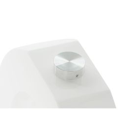 DKD Home Decor Mesa de Centro Moderna con Tapa de Cristal y Estructura de MDF Blanco Transparente Desmontable 60x110x45 cm DKD Home Decor Mesa de Centro Moderna con Tapa de Cristal y Estructura de MDF Blanco Transparente Desmontable 60x110x45 cm