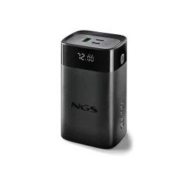 NGS TWIX20 Powerbank 20000mAh 65W Carga Rápida Compatible con Portátiles Negra