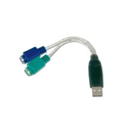 Digitus Adaptador USB a PS/2 para Teclado y Ratón PC/SUN, 2x Mini-DIN 6-pin Hembra, USB-A Macho, USB 1.1 Hot Plug & Play Precio: 6.89000015. SKU: B1DXGJ4CJB
