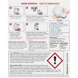 Rubson Sensation 2 3 en 1 Pestañas de potencia Recarga perfumada Sensation Fruits, difunde continuamente una nota floral