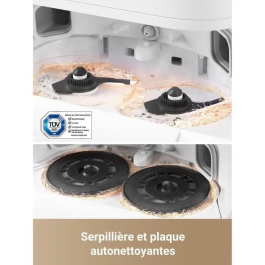 Dreame Robot Aspirador L40 Ultra con Mopa Extraíble y Elevable, Cepillo Lateral Extensible y Elevable, 11.000 Pa - DRE1726072460171