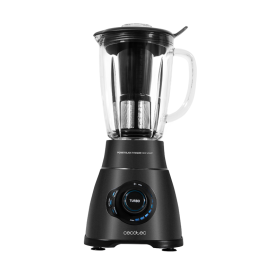 CECOTEC Power Black Titanium 1800 Smart - Batidora de vaso americana 1.8L, 1800W, 6 cuchillas titanio negro, programas automáticos, jarra termorresistente, Negro Precio: 96.49999986. SKU: V1704670