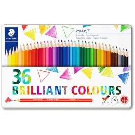 STAEDTLER Lápices de colores ergosoft Suave Multicolor, 36 unidades, Estuche FSC Precio: 49.7899996. SKU: B17GDKZ2GW