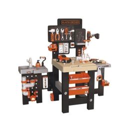 Black+Decker Mega Centro Taller de Bricolaje Infantil completo con Herramientas y Accesorios. Incluye Mecánica, Fontanería, Pintura, Carpintería. Precio: 137.50000044. SKU: B1FKP9AFPS