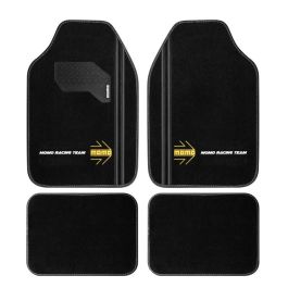 Set Completo 4 Piezas Alfombras Momo Universales Negro-Blanco MOMLCM4A8BK Precio: 26.59000047. SKU: S3721768