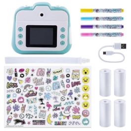 Canal Toys CLK 001 Cámara de impresión instantánea 3 en 1 para niños: fotos al instante, personaliza con marcadores y pegatinas, impresión térmica sin tinta Canal Toys CLK 001 Cámara de impresión instantánea 3 en 1 para niños: fotos al instante, personaliza con marcadores y pegatinas, impresión térmica sin tinta