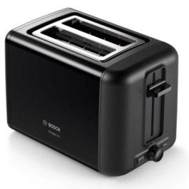 Bosch TAT3P423 Tostador DesignLine 970W Negro, 2 Rebanadas, Calienta Panecillos Integrado, Función Descongelación, HighLift Precio: 48.89000039. SKU: S0438645