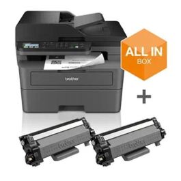 Multifunción Láser Monocromo Brother MFC-L2827DWXL WiFi/ Fax/ Dúplex/ Pack impresora + consumibles XL/ Negra Precio: 334.50000001. SKU: B14TAL62Z6
