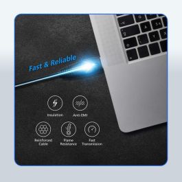 Aten UC232AF Adaptador USB a RS-232 (FTDI), Convertidor Serie DB-9 para PC y Laptops, Cable 1.2M, Plug and Play, Soporte Windows/Mac/Linux