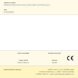 Philips Corepro LEDspot Bombilla Dicroica LED GU10 4.9W 550lm 6500K Luz Fría Ø5 x 5.4 cm