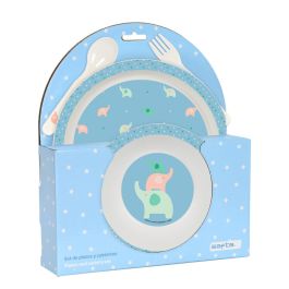 Set de Menaje Infantil Safta Elefantes (4 Piezas) Set de Menaje Infantil Safta Elefantes (4 Piezas)