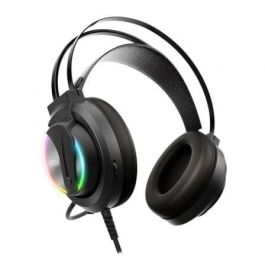 Krom Kappa Auricular Gaming Estéreo con Micrófono Flexible Iluminación LED RGB Rainbow para PC Conexión USB/Jack 3.5mm Cable 210cm Krom Kappa Auricular Gaming Estéreo con Micrófono Flexible Iluminación LED RGB Rainbow para PC Conexión USB/Jack 3.5mm Cable 210cm