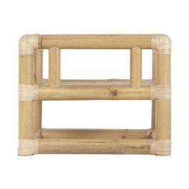 DKD Home Decor Sofá Tropical de Bambú y Ratán, Set de 4 Piezas, 135 cm Ancho x 70 cm Largo x 80 cm Alto