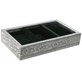 Bandeja Indio DKD Home Decor Plateado Verde 15 x 5 x 25 cm Precio: 13.89999963. SKU: B19TGVQLXH