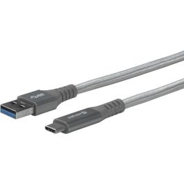 eSTUFF USB-C to USB-A Cable 1m Grey Nylon Precio: 17.95000031. SKU: B1H6BFQVM2