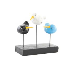 DKD Home Decor Figura Pájaros y Kiwi de Madera y Metal 15x7x17 cm Precio: 3.57192. SKU: S3008041