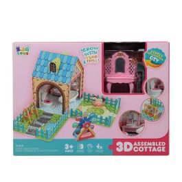 Casa Montaje Madera Y Mobiliario Puzzle 27x20 cm 1 Set Casa Montaje Madera Y Mobiliario Puzzle 27x20 cm 1 Set