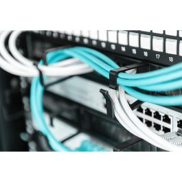 Digitus 1U cable management panel with brush entries 4x