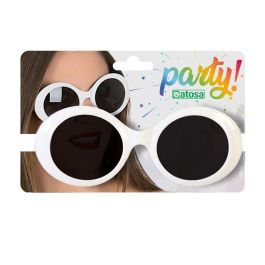 Gafas Carnaval Blanco Mujer Adulto