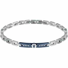 Pulsera Hombre Maserati Acero Inoxidable 21,5 cm Plateado