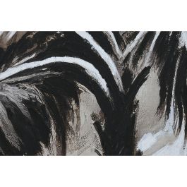 Lienzo Home ESPRIT Marrón Beige Dorado Palmeras Tropical (2 Unidades)