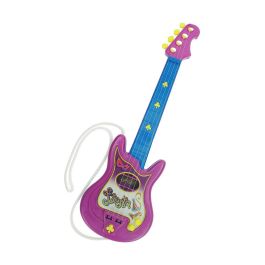 Guitarra electrica fiesta 4 cuerdas. 56x18x4 cm