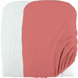 Domiva Juego de 2 fundas para cambiador 50 x 75 cm Esponja de polialgodón Blanco/Terracota