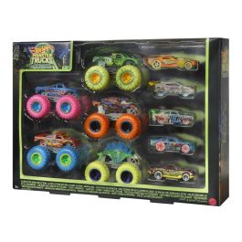 Hot Wheels - Caja de 10 Vehículos Fosforescentes - Coche Pequeño - 3 años y HCB57 Hot Wheels - Caja de 10 Vehículos Fosforescentes - Coche Pequeño - 3 años y HCB57