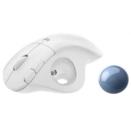 LOGITECH Raton Trackball Inalambrico ERGO M575/ Hasta 2000 DPI/ Blanco Crudo