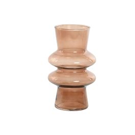DKD Home Decor Jarron Moderno Decorativo de Cristal Color Ámbar 11.5 cm Ancho x 11.5 cm Largo x 19.5 cm Alto Precio: 6.50000021. SKU: B12XVE9FQL