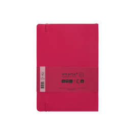 Antartik Notes Cuaderno A5 Tapa Blanda Hojas Cuadriculadas Burdeos 80 Hojas 80gr FSC