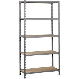 Simonrack Estantería Metálica Maderclick Mini 5-400 con 5 Baldas de Madera, Carga 150 kg, Dimensiones 180x80x40 cm, Color Gris Precio: 88.50000016. SKU: S8417531