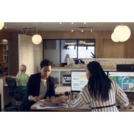 HP E24t G5 Monitor Táctil FHD - Pantalla Full HD Táctil con Enfoque Ergonómico y Flexibilidad para Oficina/Hogar