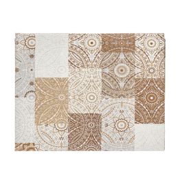 Kinvara Mantel Loneta Antimanchas Azulejo Beige 140x180 cm (Set de 6)