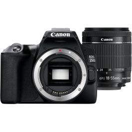 Canon EOS 250D Cámara réflex digital espejo 24.1 MP CMOS 4K Ultra HD Pantalla táctil Negro + Objetivo 18-55 IS STM Precio: 717.94999947. SKU: B1FQMZG63M