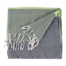 Multiusos 160X200Cm Mult Rayas Verde Giftdecor (12 Unidades) Precio: 140.59000043. SKU: S3610333