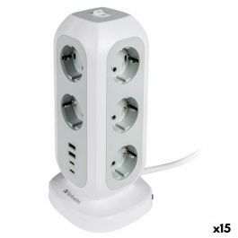 Regleta Verbatim Blanco (2 m) (15 Unidades) Precio: 498.49999991. SKU: B17AHNMVW2